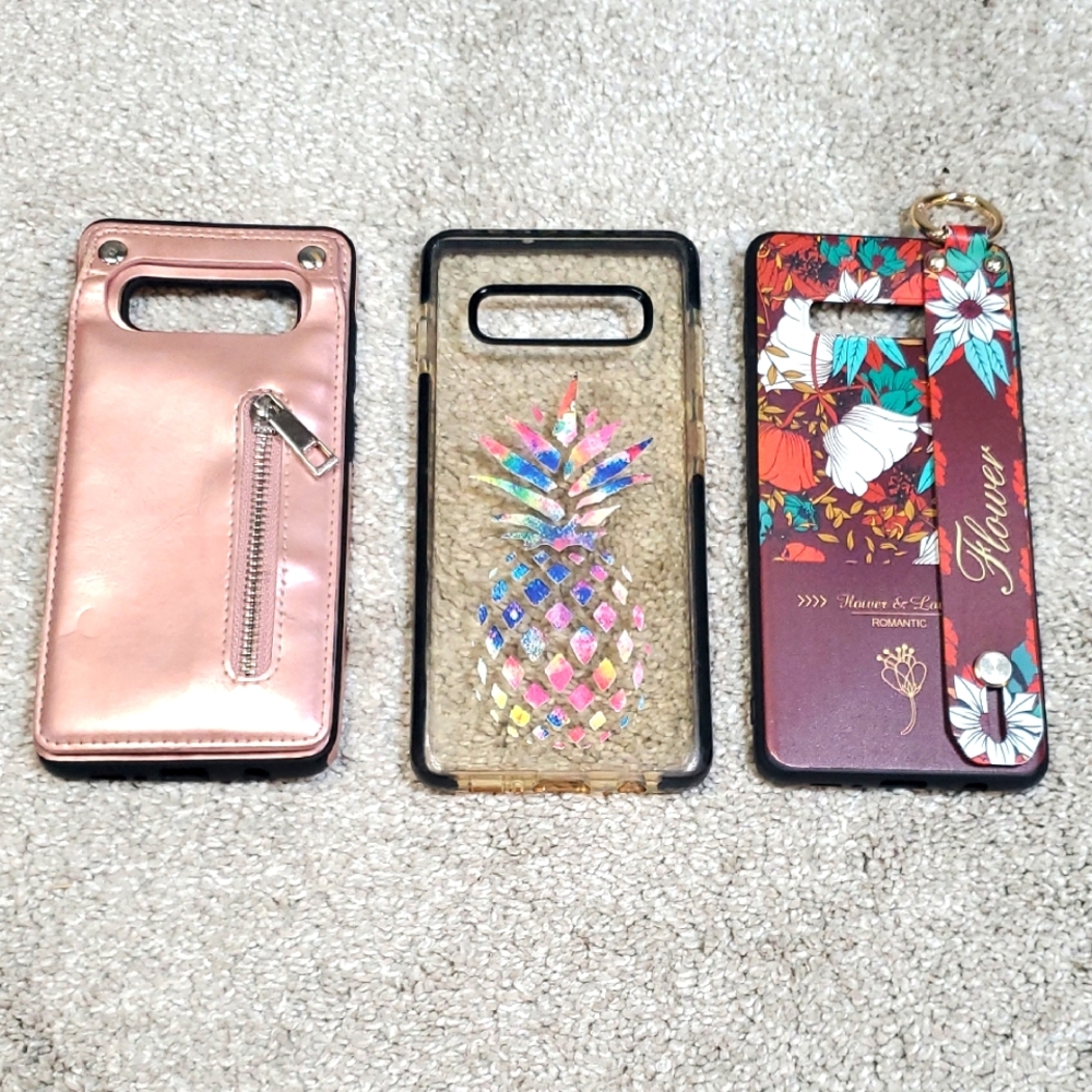 3 Phone Cases, Gently Used,      Samsung Galaxy S10+